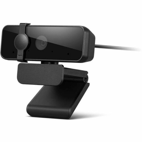 Lenovo Essential Webcam - 30 fps - Black - USB 2.0 Type A - 1 Pack(s) - Full HD - 1920 x 1080 Video - 85° Angle - Tripod Mount - Microphone - 10,