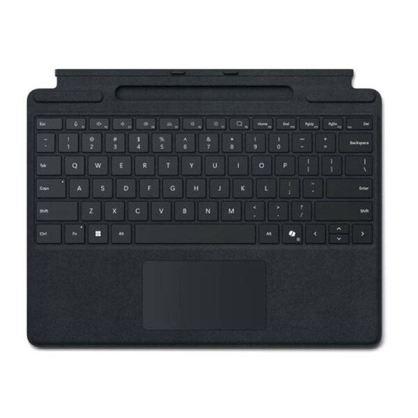 Microsoft Surface Pro Signature Keyboard Black Microsoft Cover port compatible Pro 11 Pro 10 Surface Pro 9 Surface Pro 8 Surface Pro X -No Pen