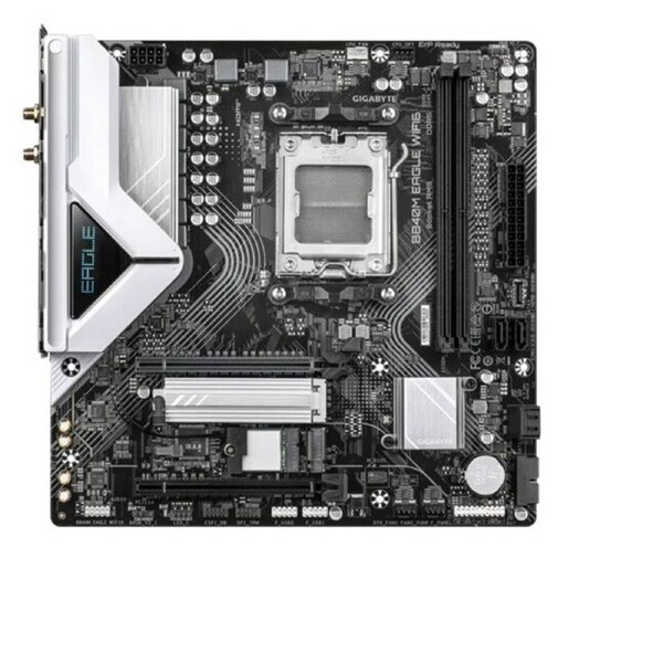 B840M EAGLE ,AMD AM5 B850, Ryzen 7000/8000/9000, 4xDDR5 256GB EXPO/XMP, PCIe 5.0 x16, 2xM.2, 4xSATA, 2.5GbE LAN, Wi-Fi 6E, HDMI, DP, USB-C/3.2