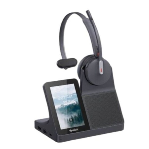 Yealink WH64 Mono Workstation, Yealink WH64 Workstation is an industry-leading DECT wireless headset with dual/single-ear options for seamless