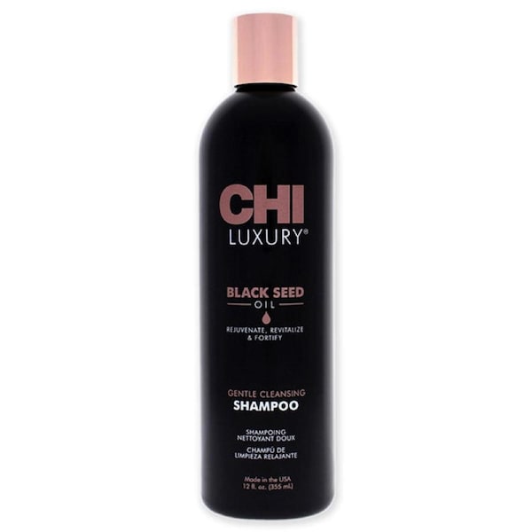 Luxury Black Seed Oil Gentle Cleansing Shampoo by CHI for Unisex - 12 oz Shampoo 12 oz