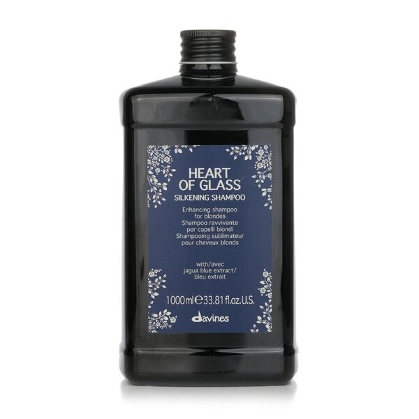 Davines Heart Of Glass Silkening Shampoo For Blonde (Salon Size) 1000ml/33.81oz 1000ml/33.81oz