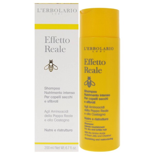 Effetto Reale Intense Nourishment Shampoo by LErbolario for Unisex - 6.7 oz Shampoo 6.7 oz