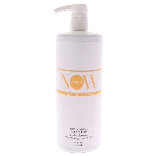 Nourishing No Yellow Shampoo by NOW Beauty for Unisex - 32 oz Shampoo 32 oz