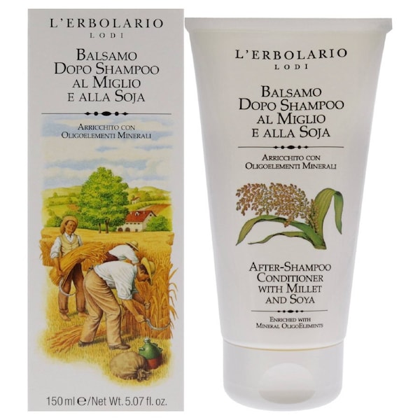 After-Shampoo Conditioner - Millet and Soya by LErbolario for Unisex - 5.07 oz Conditioner 5.07 oz