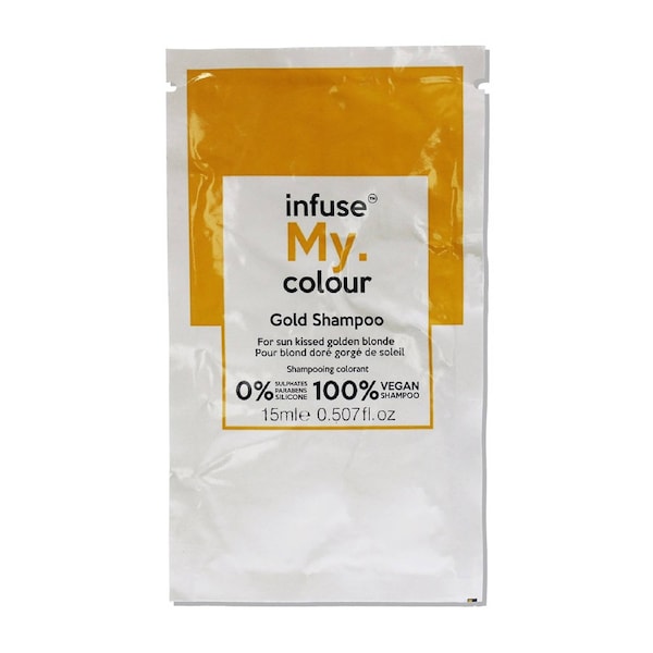 Gold Shampoo by Infuse My Colour for Unisex - 15 ml Shampoo 15 ml