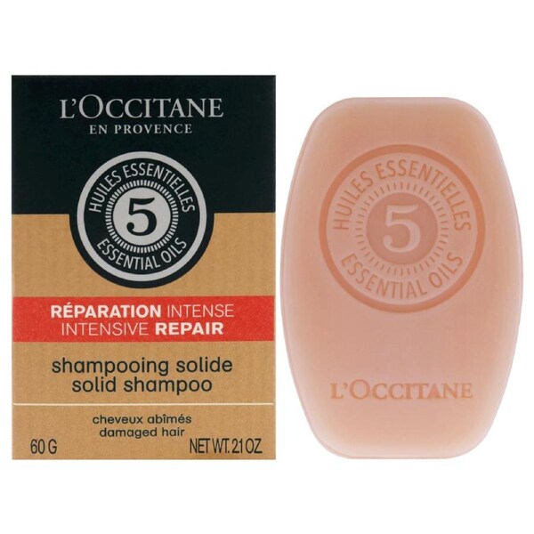 Gentle and Balance Intensive Repair Solid Shampoo by LOccitane for Unisex - 2.1 oz Shampoo 2.1 oz