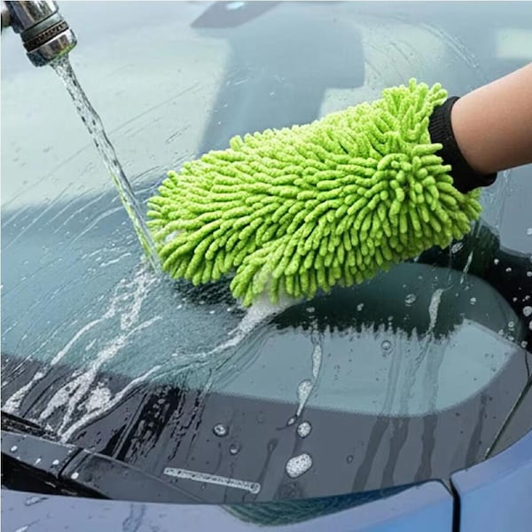 4Pcs Bicycle Car Cleaning Microfiber Scratch Free And Lint Free Lint Microfiber Car Wash Gloves