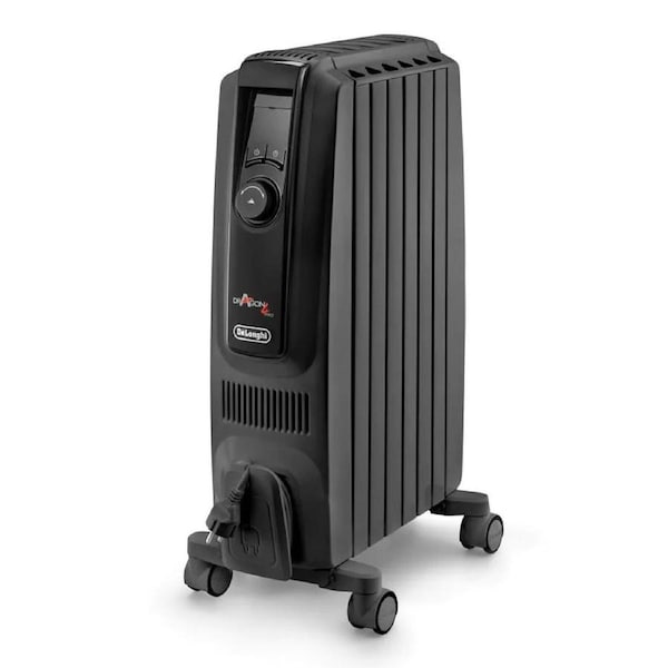 DeLonghi TRDX40615EG Dragon 4 Pro Oil Column Heater Black