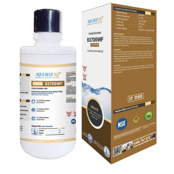 Premium Compatible Water Filter Cartridge for ZIP 93706 - Generic Replacement