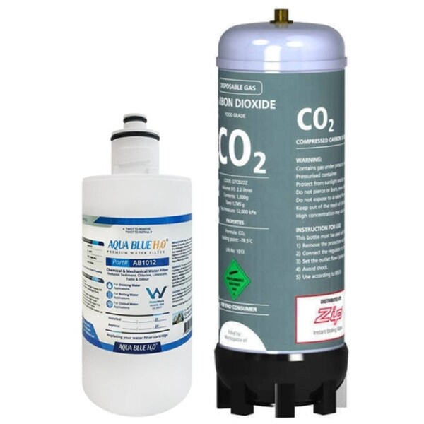 Compatible ZIP 93702 Replacement Filter + Genuine ZIP 91295 Sparkling Cartridge Bundle