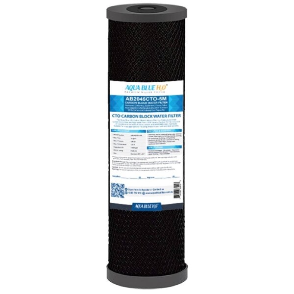 Big Blue 20"x4.5" Whole House CTO Carbon Block 1Mic ABCTO2045-1