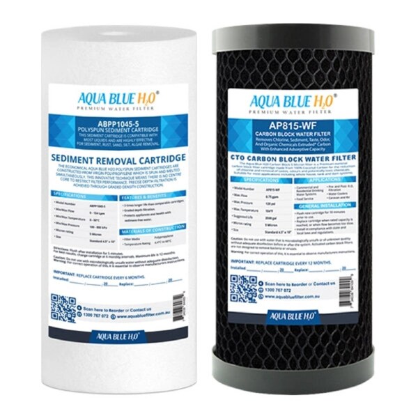 Compatible with WH2 30 Replacement Water Filter Cartridges PX05MP1 CB10MP110 inch