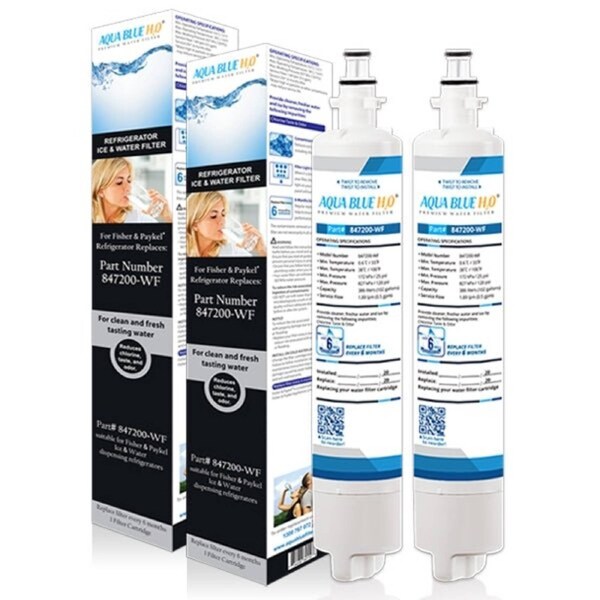 2x Fisher Paykel 847200 Fridge Water Filter Alternative 847200-WF