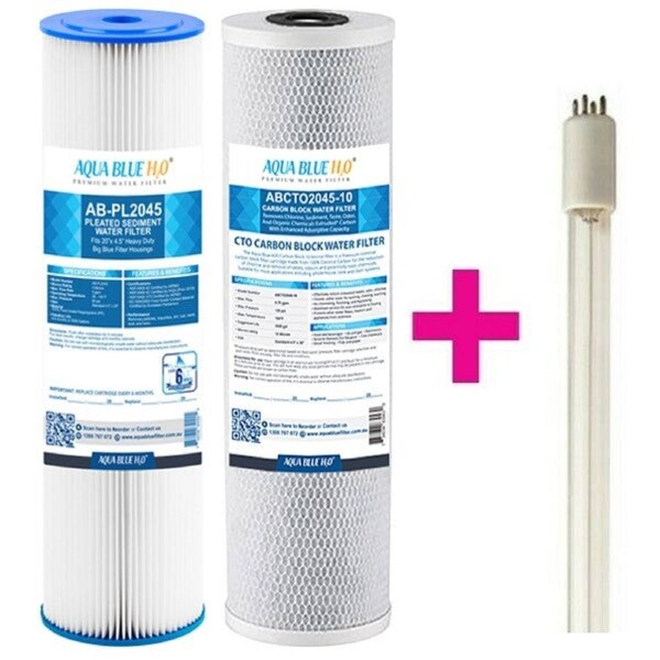 Generic Hybrid-H7 filter Kit Including UV light Aqustream Filter suit Puretec