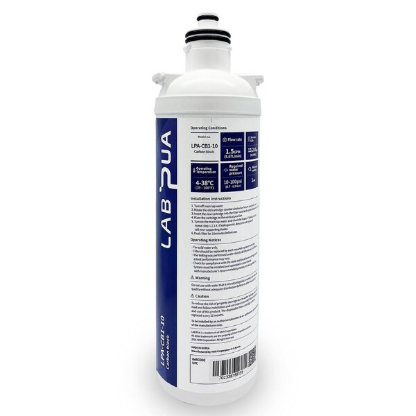 Lab Pua LPA-CB1-10 (1 MICRON FULL CARBON BLOCK WITH SEDIMENT ) replace 2CB-GW