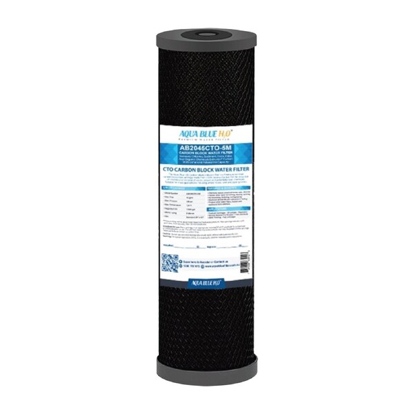 Aqua Blue Water Filter Cartridge 2.5 x 10 inch 5 Micron