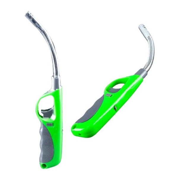 OzOffer Gas Lighter Gas Flexible - Assorted Colours Pink, Yellow, Blue, Green