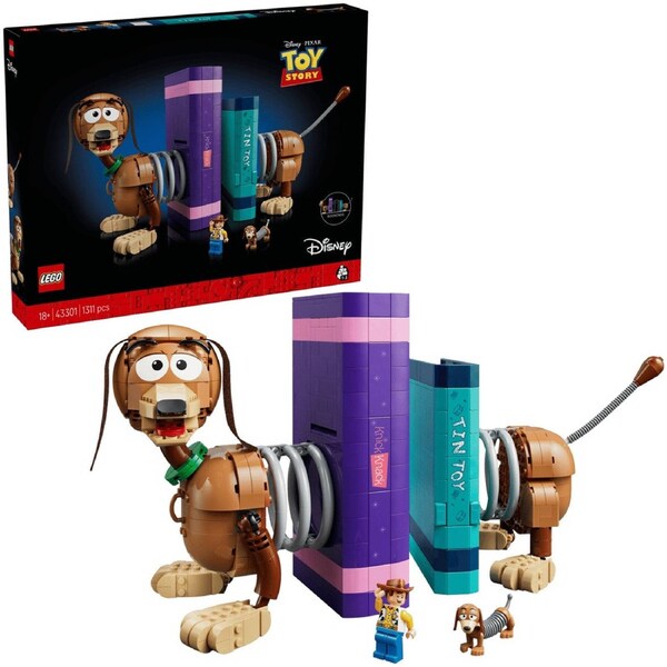 LEGO 43301 Toy Story Slinky Dog Bookends - Disney