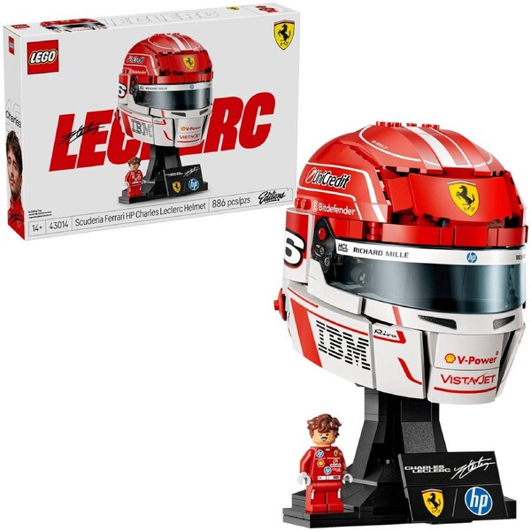 LEGO 43014 Scuderia Ferrari HP Charles Leclerc Helmet - Editions