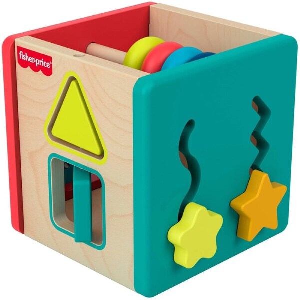 Fisher-Price - Wooden Activity Cube