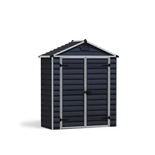 Skylight Garden Shed 1.9m x 0.90m - Midnight Grey