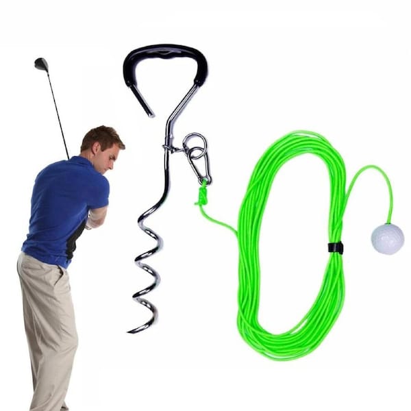 Golf Training Tool for Drivers & Irons - Practice Your Swing Neon Green