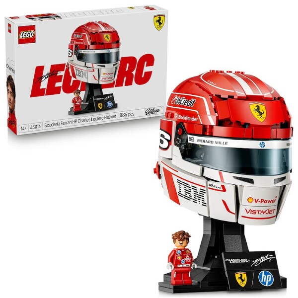LEGO Editions: Formula 1 Scuderia Ferrari HP Charles Leclerc Helmet (43014)