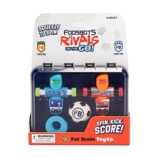 Rivals On The Go Portable Table Kids Toy Soccer Football Game 6Y+ Foosbots
