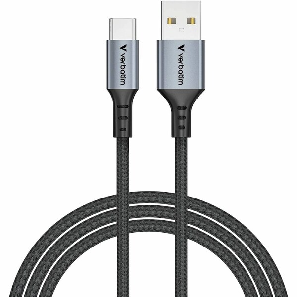 Sync and Charge 18W USB-A to USB-C Cable - Black