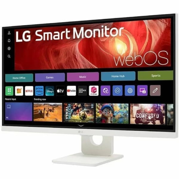 LG 32U721SA-W 32IN UHD 3840x2160 IPS SMART MONITOR HDMI USB-C BT WIFI USB-A SPK TILT 3 YEARS WARRANTY