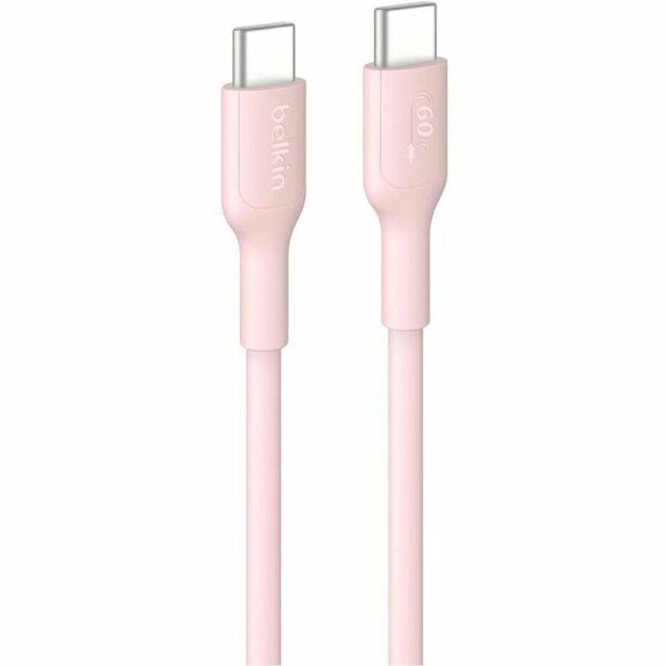 BoostCharge USB-C TO USB-C 60W 2.0 PCR Cable 1M Pink