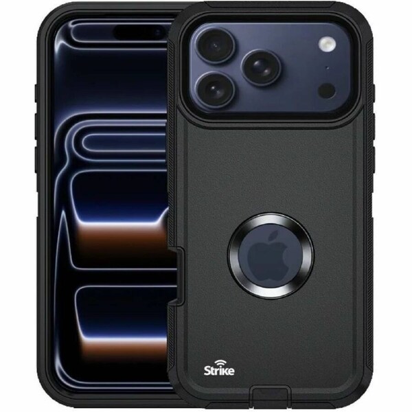 Strike Rugged Case For Apple iPhone 17 Pro Black