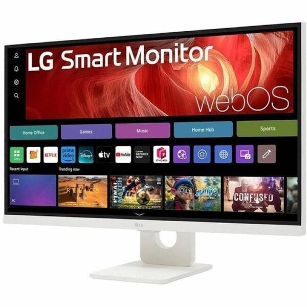 LG 27U731SA-W 27IN UHD 3840x2160 IPS SMART MONITOR HDMI USB-C BT WIFI USB-A SPK TILT 3 YEARS WARRANTY