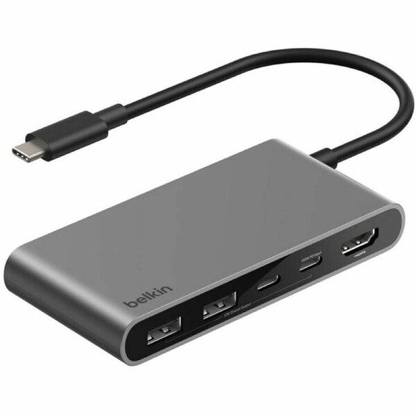 5-Port USB-C Hub with Dual USB-C Ports