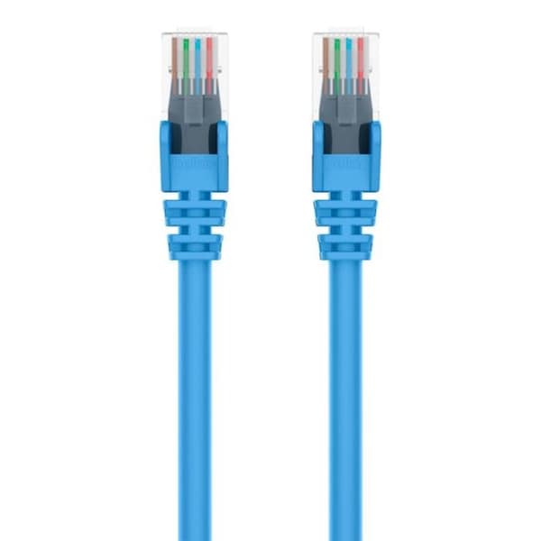 Belkin Cat6 Network Cables (5M) - Blue (A3L980bt05MBLUS), Exceeds 500MHz In Performance Tests, Snagless Prevents Breaking & Cracking, 2 Years Warranty