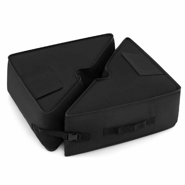 Costway 40kg Umbrella Base Stand Weight Sandbags 900D Oxford Fillable Weatherproof Cantilever Offset Patio Without Sand