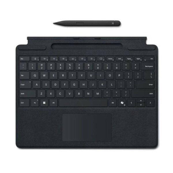 Microsoft Surface Pro 8/9/X/10/11 Business Signature Mechanical & Backlit Key Large Type cover Keyboard Black with Slim Pen
