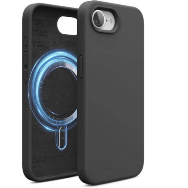 USP Apple iPhone 17e / iPhone 16e (6.1') Silicon Case Black- Shockproof Raised Edges Anti-Slip 3 Years Warranty