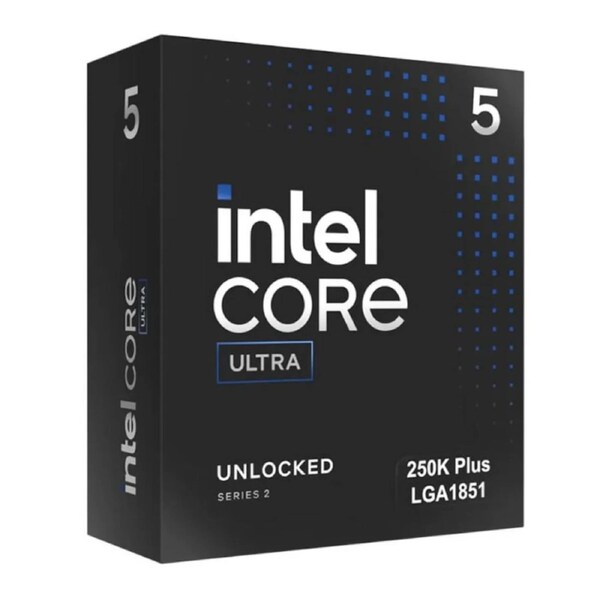 Intel Core Ultra 5 processor 250K Plus LGA1851 (30M Cache, up to 5.30 GHz) (15th Gen), Integrated Graphics Please note: No CPU Cooler Included