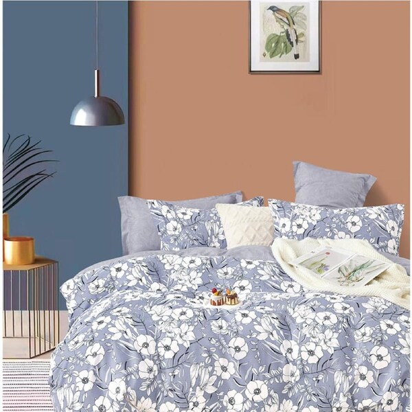 Ardor Matilda Quilt Cover Set Cotton Home/Room Bedding w/Pillowcase Mauve Queen