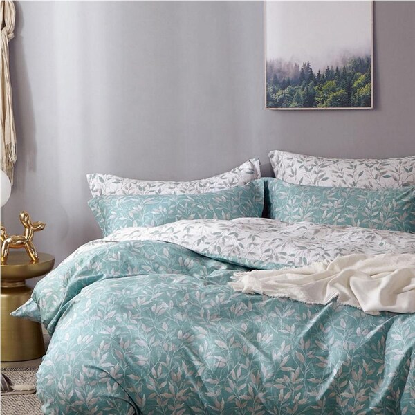 Ardor Willow Bed Quilt Cover Set Cotton Home/Room Bedding w/ Pillowcase Queen
