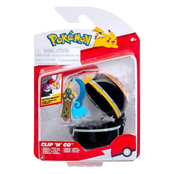 Pokemon Clip 'N' Go Honedge + Luxury Ball