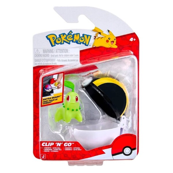 Pokemon Clip 'N' Go Chikorita + Ultra Ball
