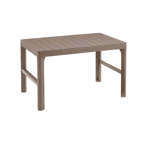 Lyon Adjustable Lounge/Dining Table - Cappuccino
