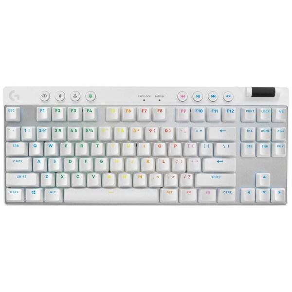 Logitech G PRO X TKL LIGHTSPEED Gaming Keyboard (White)