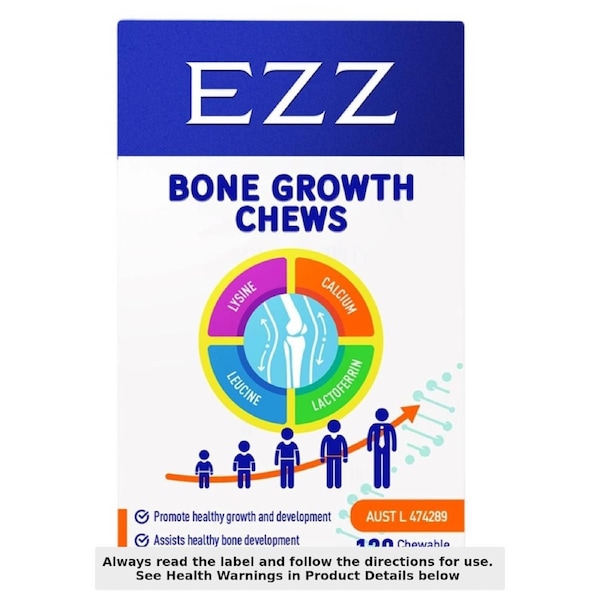 EZZ Bone Growth Chews 120 Chewable Tablets