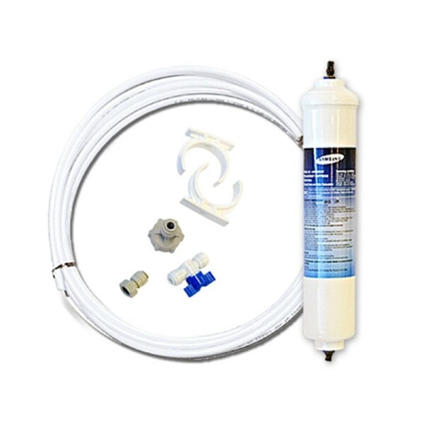 1x Samsung Genuine DA29-10105J External Inline Fridge Water Filter + Hose Kit