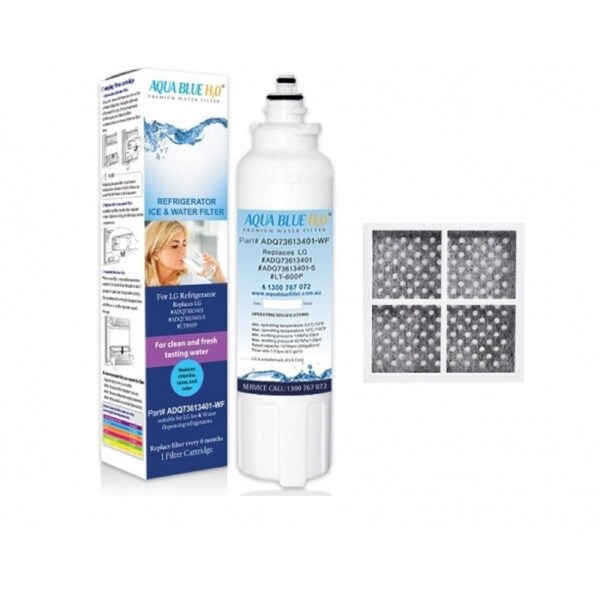 LG Replacement Water Filter LT800P ADQ73613401 with LG Air Filter LT120F