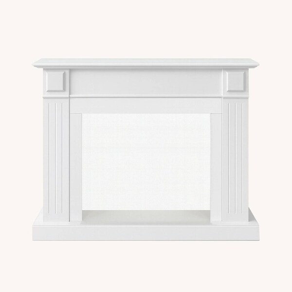 Berwick Electric Fireplace Heater White Mantel